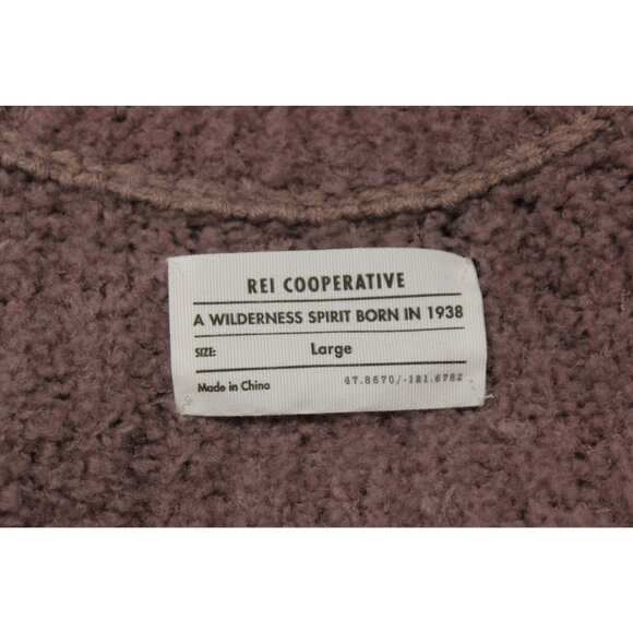REI Co-op Farlands Crop‎ Sweater Women’s Size Large Mock Neck Drop Shoulder - Picture 7 of 9